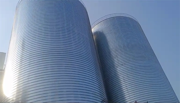 红塔2座混凝土高架卷板仓